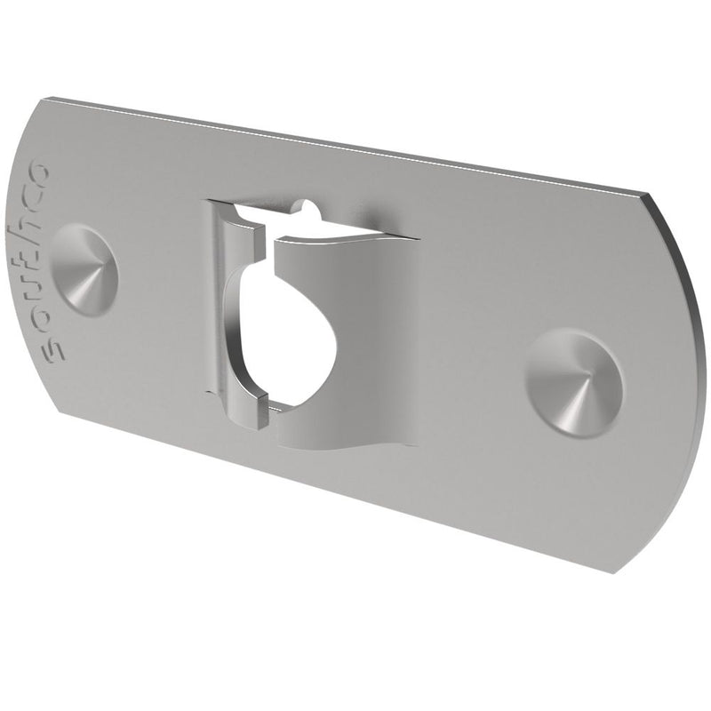 SOUTHCO Fast Lead Receptacle, Small Size, Flat, Stainless Steel, Passivated [09-41-103-24]