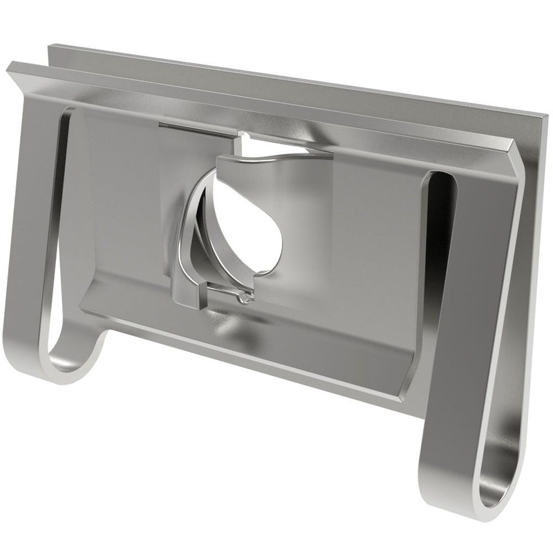 SOUTHCO Fast Lead Receptacle, Small Size, Clip-on, Stainless Steel, Passivated [09-43-101-24]