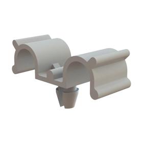 Essentra Plug In Routing Clip Nylon 6/6 Natural [DHURC-3-01]; 10002674