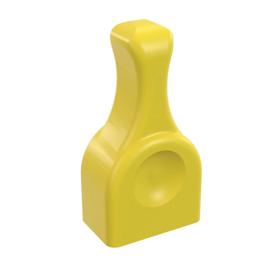 Essentra Banjo Union Cap 8.0 mm Flexible PVC Yellow [BCWJ-08]; 10000250