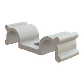Essentra Cable Clamp 6.4 mm 7.6 mm 25.9 mm Nylon 6/6 Natural [DHURCS-4-01]; 10153741