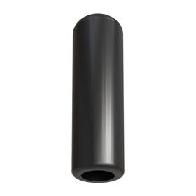 Essentra Round End Cap 2.4 mm 12.7 mm PVC Black [DM0093-1/2A]; 10311349