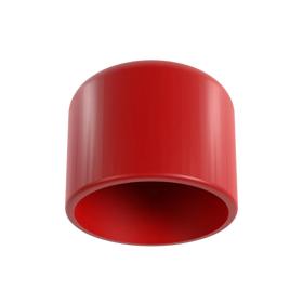 Essentra Round End Cap 17.4 mm 13.0 mm PVC Red [FCZF-0174-013]; 10008799