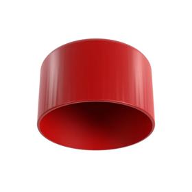 Essentra Round End Cap 53.9 mm 38.0 mm PVC Red [FCZF-0539-038]; 10008973