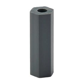 Essentra Spacer Hexagonal 6.4 mm #4 19.1 mm CPVC [HS-6-6]; 10010495