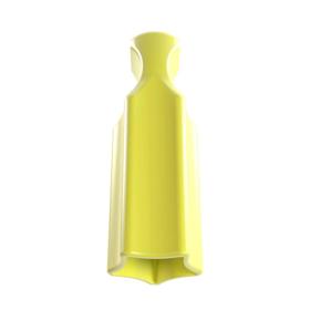 Essentra Pull Tab Cap 20.0 mm 40.0 mm Flexible PVC Yellow [MFYJ-165-040]; 10015872