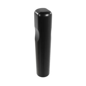 Essentra Pull Tab Cap 7.5 mm 25.0 mm PVC Black [PCWA-0075-025]; 10019832