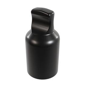 Essentra Pull Tab Cap 25.1 mm 25.0 mm PVC Black [205217069907]; 10360798