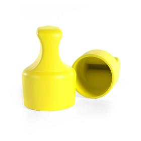 Essentra Easy Pull Masking Cap 22.0 mm 25.0 mm Yellow PVC [PCYJ-0220-025]; 10112090