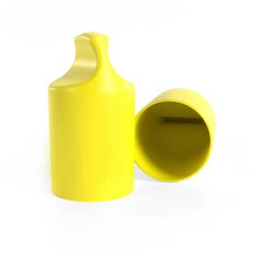 Essentra Easy Pull Masking Cap 38.1 mm 50.0 mm Yellow PVC [PCYJ-0381-050]; 10020593