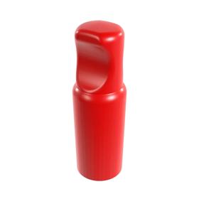 Essentra Pull Tab Cap 10.8 mm 25.0 mm PVC Red [PCZF-0108-025]; 10020715