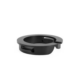 Essentra Snap Fit Bushing Nylon 6/6 Black [PGSA-2024A]; 10021255