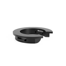 Essentra Snap Fit Bushing Nylon 6/6 Black [PGSA-2327A]; 10021262