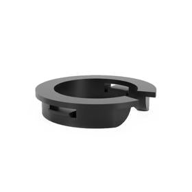Essentra Snap Fit Bushing Nylon 6/6 Black [PGSA-2529A]; 10021279