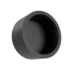 Essentra Cover Caps 16.5 mm 8.5 mm Nylon or HDPE Black [006406259901]; 10048306