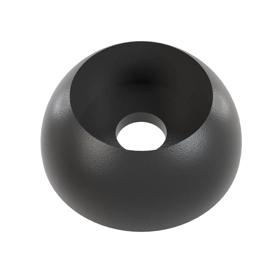 Essentra Secure Cover Caps M10 38.0 mm PP Black [036005111411]; 10057384
