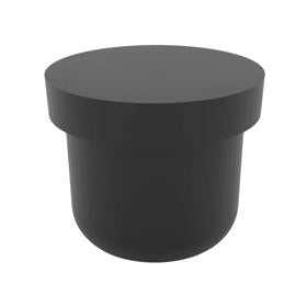 Essentra Tube End Plug 12.0 mm Without Finger Grip LDPE - PIR Black [045120022003]; 10060124