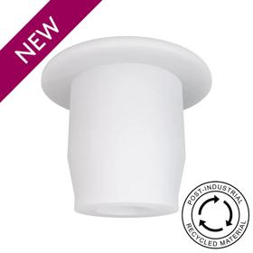 Essentra Push-In Plug 4.6 mm 5.0 mm 7.0 mm LDPE - PIR White [054047760003]; 10060490