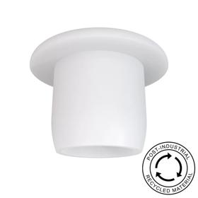 Essentra Push-In Plug 10.0 mm 9.0 mm 15.0 mm LDPE - PIR White [054100560003]; 10060643