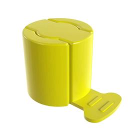 Essentra Tear Tab Cap 16.0 mm LDPE Yellow [10080]; 10068298