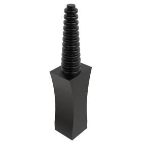 Essentra Masking Flangeless Plug 25.0 mm TPE/TPV Black [18409]; 10092286