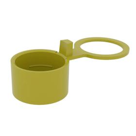 Essentra Gas Cylinder Valve Cap 21.7 mm Y LDPE Yellow [110048]; 10073278