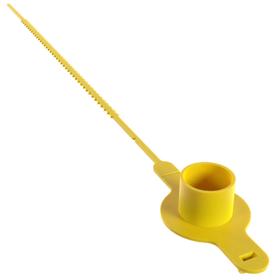Essentra Gas Cylinder Valve Plug LDPE Yellow [110049]; 10073285