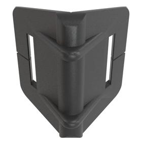 Essentra Edge Protector 18.0 mm 40.0 mm LDPE - PIR Black [110244]; 10073629