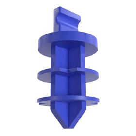 Essentra Street Sign Post Plug 1/2" Blue LDPE - PIR [110772]; 10074497
