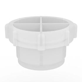 Essentra Anti-Vibration Plug 3/8 in - 19 BSP 6.8 mm LDPE Transparent [110827]; 10074664