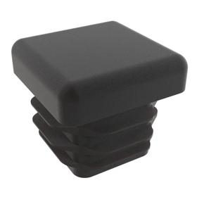 Essentra Square Tube Insert 19.0 mm 11.5 mm 2.5 mm 0.8 mm Black PE [111214]; 10077320