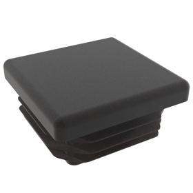 Essentra Square Tube Insert 60.0 mm 24.3 mm 4.0 mm 2.0 mm Black PE [111811]; 10081068
