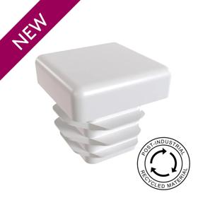 Essentra Square Tube Insert 125.0 mm 3.0 mm 6.0 mm White LDPE [20772000]; 20772000