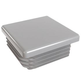 Essentra Square Tube Insert 75.0 mm 22.0 mm 4.0 mm 2.0 mm Dark Grey PE [111772]; 10080917