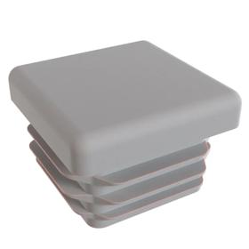 Essentra Square Tube Insert 30.0 mm 11.5 mm 3.0 mm 1.0 mm Mid Grey PE [111291]; 10077832
