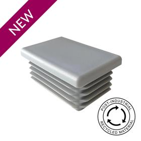 Essentra Rectangular Tube Insert 140.0 mm 80.0 mm Grey LDPE [20768720]; 20768720