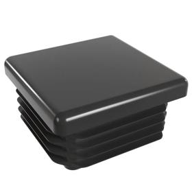 Essentra Square Tube Insert 25.0 mm 11.6 mm 3.0 mm 2.0 mm Black PE [199133]; 10127599