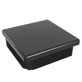 Essentra Square Tube Insert 63.5 mm 14.5 mm 3.0 mm 1.0 mm Black PE [111504]; 10079287
