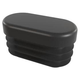 Essentra Oval Tube Insert 35.0 mm 20.0 mm 3.0 mm 1.0 mm Black PE [460797]; 10246795