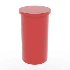 Essentra Flanged Cap 20.6 mm 36.5 mm LDPE - PIR Red [10191]; 10069127