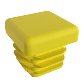 Essentra Square Tube Insert 19.0 mm 11.5 mm 2.5 mm 0.8 mm Yellow PE [111844]; 10081273