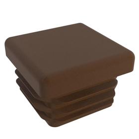 Essentra Square Tube Insert 25.0 mm 11.5 mm 2.5 mm 1.0 mm Brown PE [111881]; 10081495
