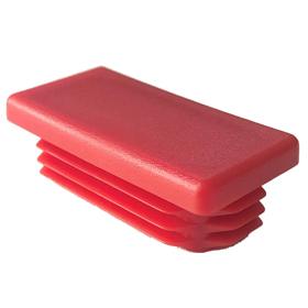 Essentra Rectangular Tube Insert 50.8 mm 25.4 mm 1.0 mm 3.0 mm Red LDPE - PIR [111860]; 10081358