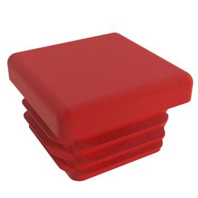 Essentra Square Tube Insert 25.0 mm 11.5 mm 2.5 mm 1.0 mm Red PE [111878]; 10081464