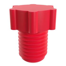 Essentra Threaded Plug M12 x 1;0 18.5 mm 10.7 mm LDPE - PIR Red [12013]; 10082973