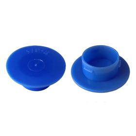 Essentra Snap Fit Plug UNF 5/8 in x 18 UNF/JIC 14.3 mm Blue LDPE - PIR [12515]; 10085172