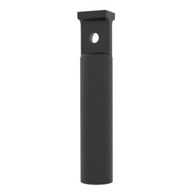Essentra Flexible End Cap 10.0 mm 29.5 mm TPE/TPV Black [1341978]; 10087763