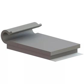 Essentra Cable Clamp Adhesive 3.2 mm 25.4 mm PVC Grey [KKJ-2-RT]; 10159408
