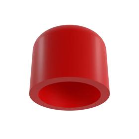 Essentra Tube End Caps 8.9 mm (ID) 8.0 mm (H) PVC Red [15504]; 10090381