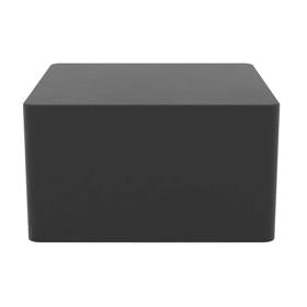Essentra Square Ferrule 50.8 mm 50.8 mm LDPE - PIR Black [199223]; 10093139